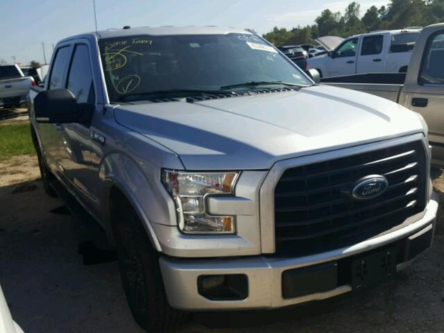 1FTEW1CP0FKF02135 - 2015 FORD F150 SILVER photo 1