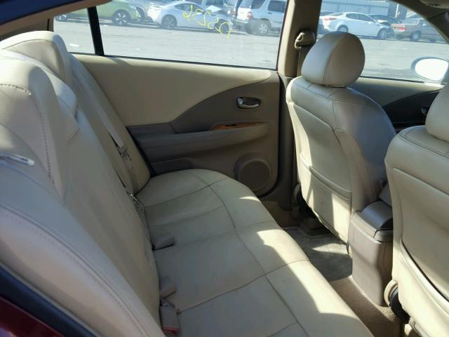 1N4BL11E22C123628 - 2002 NISSAN ALTIMA SE BURGUNDY photo 6