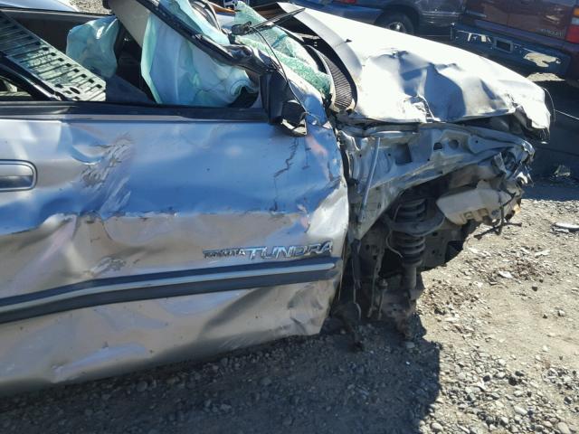 5TBRT34183S360954 - 2003 TOYOTA TUNDRA SILVER photo 9