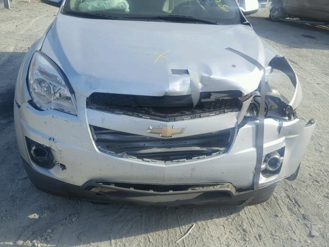 2GNALCEKXF6295817 - 2015 CHEVROLET EQUINOX LT SILVER photo 7