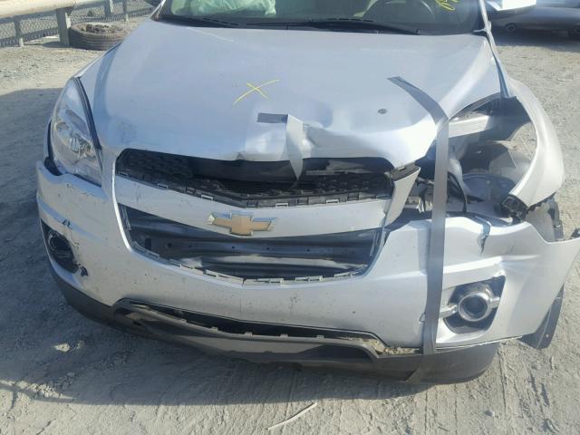 2GNALCEKXF6295817 - 2015 CHEVROLET EQUINOX LT SILVER photo 9