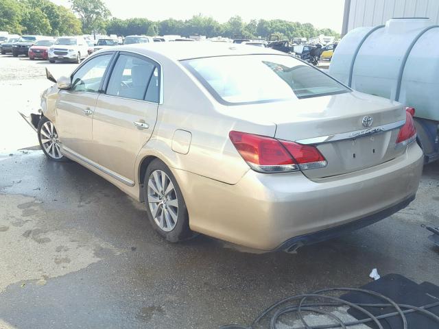 4T1BK3DB7BU407515 - 2011 TOYOTA AVALON BAS Braun Foto 3