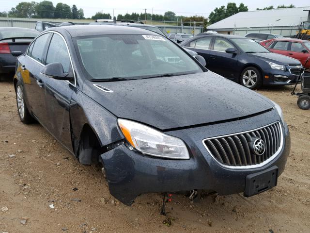 2G4GS5EV7C9213821 - 2012 BUICK REGAL PREM CHARCOAL photo 1