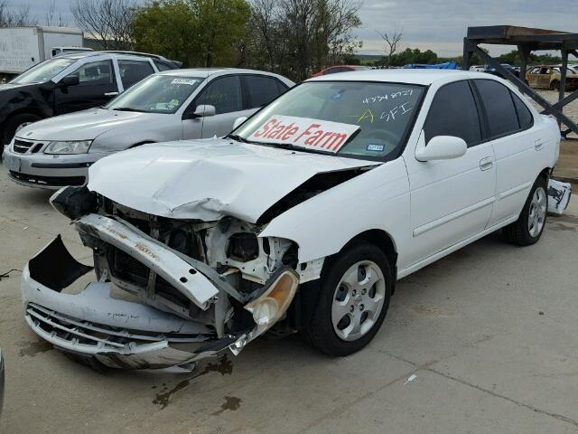 3N1CB51DX6L637840 - 2006 NISSAN SENTRA WHITE photo 2