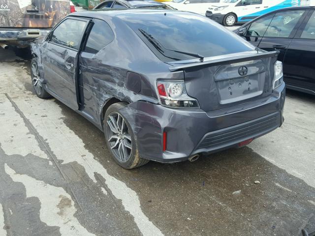 JTKJF5C72GJ023396 - 2016 TOYOTA SCION TC 灰色 照片 3