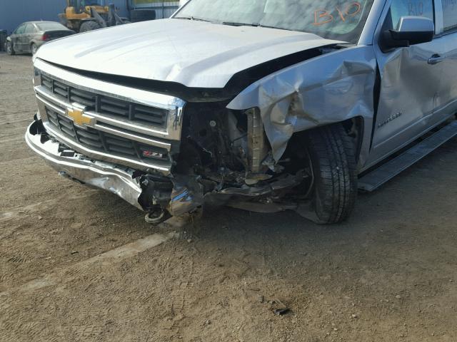 3GCUKREC3FG364498 - 2015 CHEVROLET SILVERADO SILVER photo 9