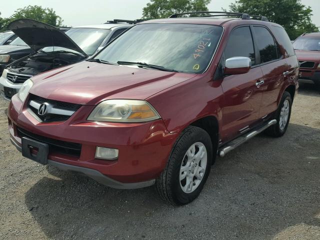 2HNYD18814H547961 - 2004 ACURA MDX TOURIN RED photo 2