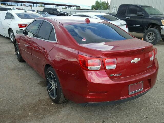 1G11C5SL7EF263776 - 2014 CHEVROLET MALIBU 1LT RED photo 3