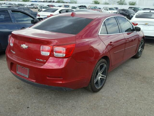1G11C5SL7EF263776 - 2014 CHEVROLET MALIBU 1LT RED photo 4