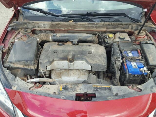 1G11C5SL7EF263776 - 2014 CHEVROLET MALIBU 1LT RED photo 7