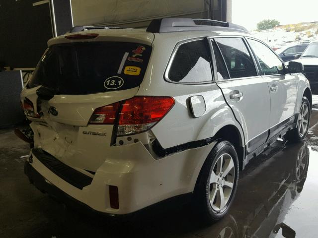 4S4BRCCC7D3221326 - 2013 SUBARU OUTBACK 2. WHITE photo 4