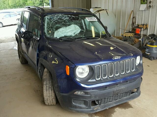 ZACCJAAB8HPF59592 - 2017 JEEP RENEGADE S 蓝色 照片 1