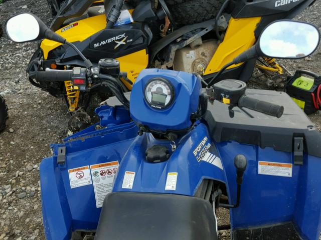 4XAMH46A5DA572237 - 2013 POLARIS SPORTSMAN BLUE photo 9