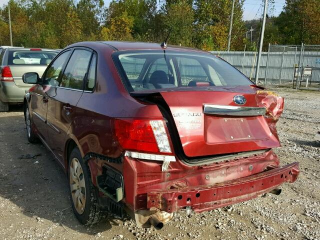 JF1GE6A62BH511144 - 2011 SUBARU IMPREZA 2. MAROON photo 3