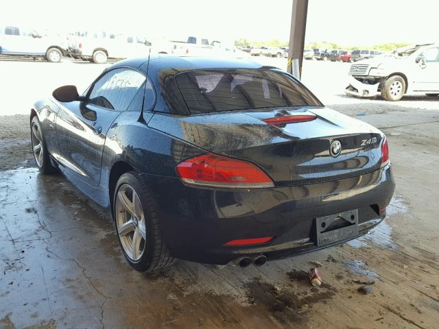 WBALM53589E161540 - 2009 BMW Z4 SDRIVE3 BLACK photo 3