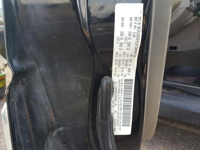 1J8HH48KX6C269552 - 2006 JEEP COMMANDER BLACK photo 10