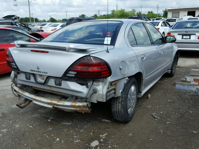 1G2NE52F44C181697 - 2004 PONTIAC GRAND AM S ვერცხლისფერი ფოტო 4