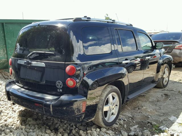 3GNDA13D86S591092 - 2006 CHEVROLET HHR LS BLACK photo 4
