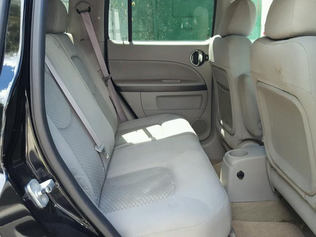 3GNDA13D86S591092 - 2006 CHEVROLET HHR LS BLACK photo 6