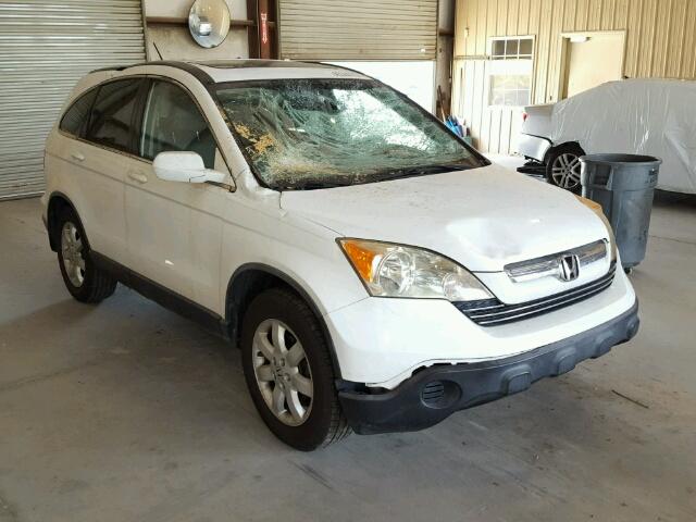 JHLRE38758C025923 - 2008 HONDA CR-V EXL WHITE photo 1