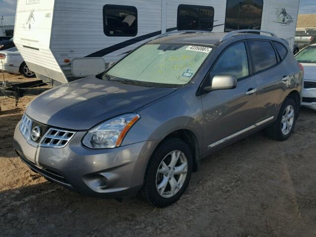 JN8AS5MT9BW566419 - 2011 NISSAN ROGUE GRAY photo 2