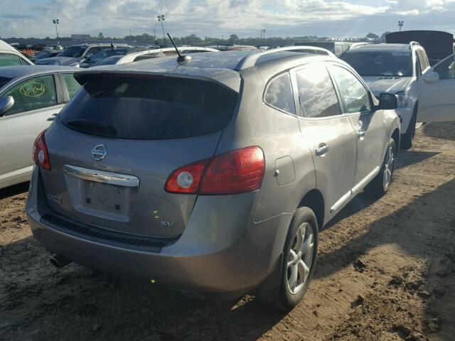 JN8AS5MT9BW566419 - 2011 NISSAN ROGUE GRAY photo 4