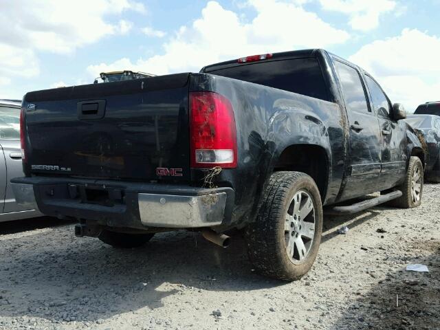 2GTEC13J881168363 - 2008 GMC SIERRA C15 BLACK photo 4