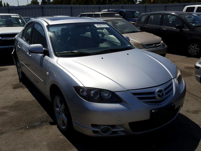 JM1BK323951347078 - 2005 MAZDA 3 S SILVER photo 1