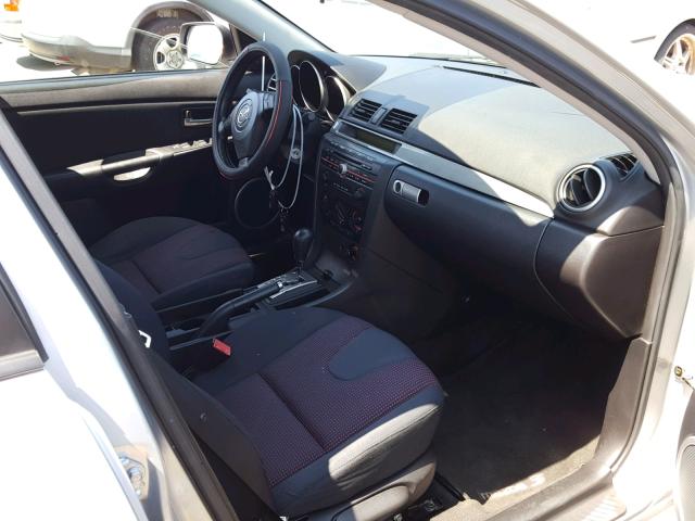 JM1BK323951347078 - 2005 MAZDA 3 S SILVER photo 5