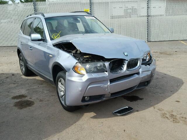 WBXPA93416WG78928 - 2006 BMW X3 3.0I BLUE photo 1