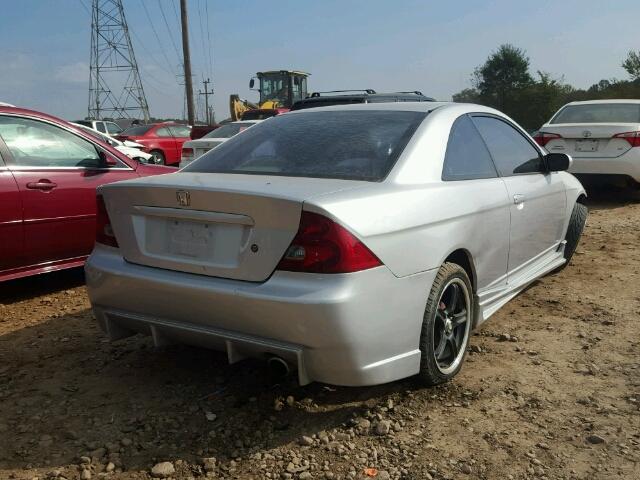 1HGEM21981L067871 - 2001 HONDA CIVIC SI SILVER photo 4