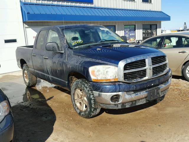 1D7HU18N26S531765 - 2006 DODGE RAM 1500 S BLUE photo 1