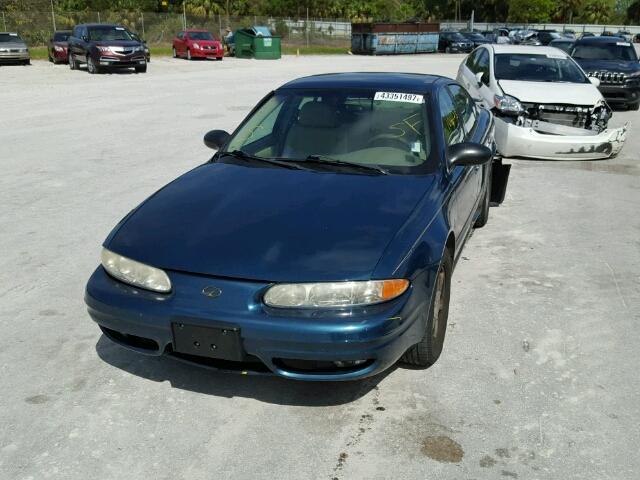 1G3NF52E92C234617 - 2002 OLDSMOBILE ALERO TURQUOISE photo 2