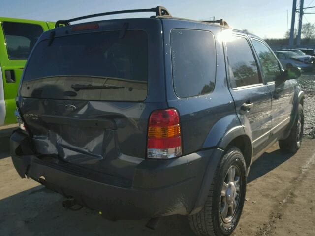 1FMCU04191KF10742 - 2001 FORD ESCAPE XLT BLUE photo 4