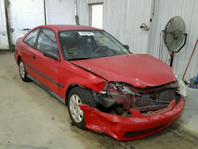 1HGEJ622XWL130008 - 1998 HONDA CIVIC RED photo 1