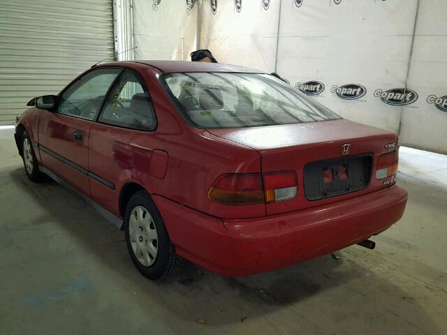 1HGEJ622XWL130008 - 1998 HONDA CIVIC RED photo 3