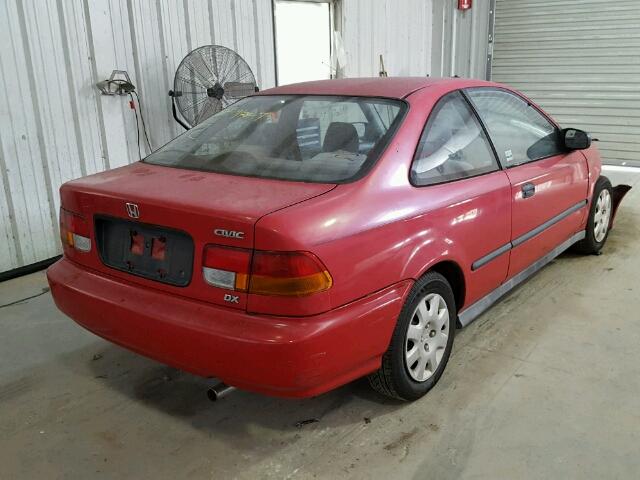 1HGEJ622XWL130008 - 1998 HONDA CIVIC RED photo 4