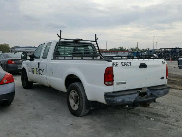 1FTSX20P95EA39516 - 2005 FORD F250 SUPER WHITE photo 3