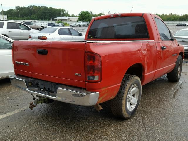 1D7HA16NX3J547791 - 2003 DODGE RAM 1500 RED photo 4