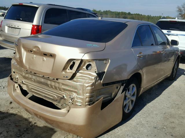 4T1BF3EK9BU740009 - 2011 TOYOTA CAMRY TAN photo 4