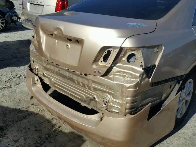 4T1BF3EK9BU740009 - 2011 TOYOTA CAMRY TAN photo 9