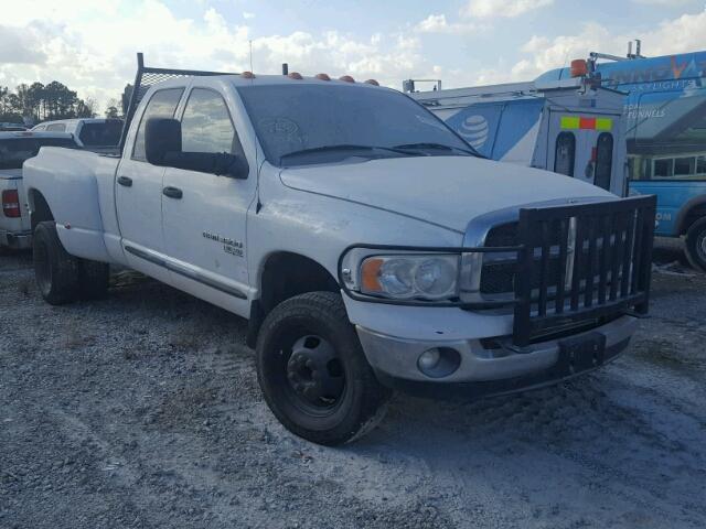 3D7MS48C95G862546 - 2005 DODGE RAM 3500 S WHITE photo 1