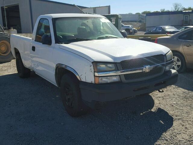 1GCEC14V15Z311593 - 2005 CHEVROLET SILVERADO WHITE photo 1