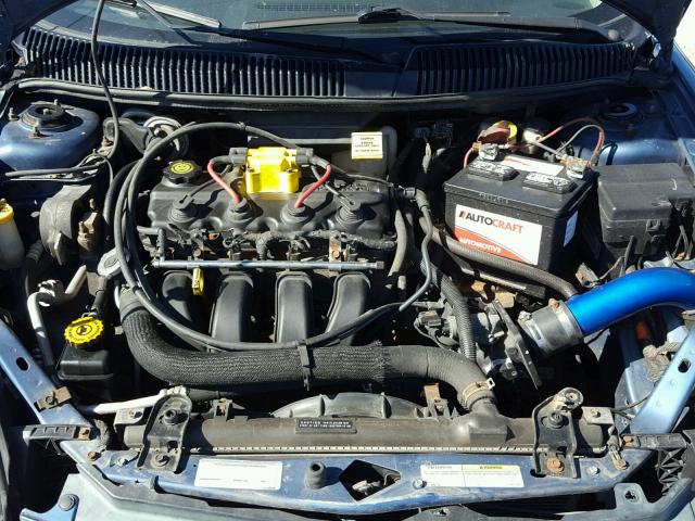 1B3ES56C03D119650 - 2003 DODGE NEON SXT BLUE photo 7