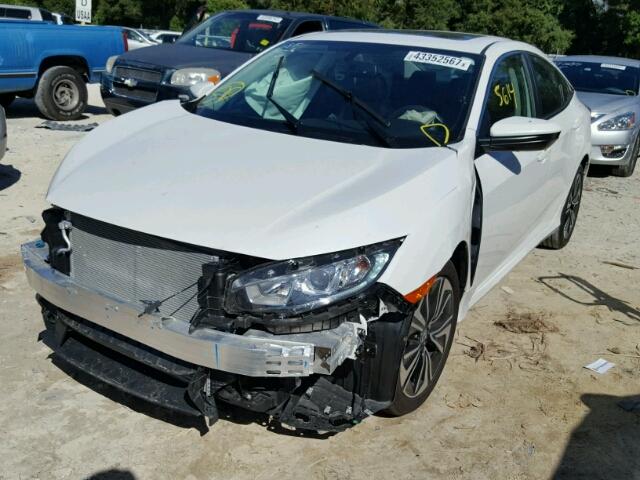 19XFC1F73GE027111 - 2016 HONDA CIVIC WHITE photo 2