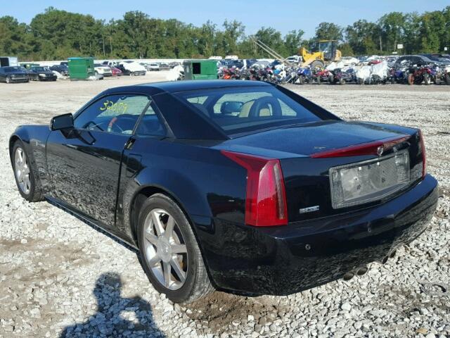 1G6YV36A775601363 - 2007 CADILLAC XLR BLACK photo 3