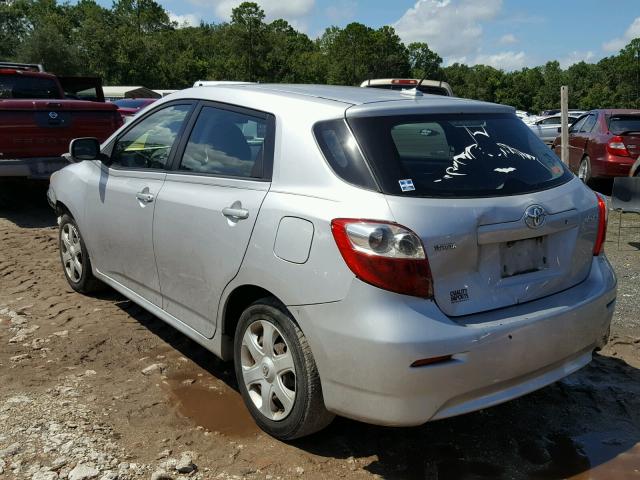 2T1KU40E99C030455 - 2009 TOYOTA COROLLA MA SILVER photo 3