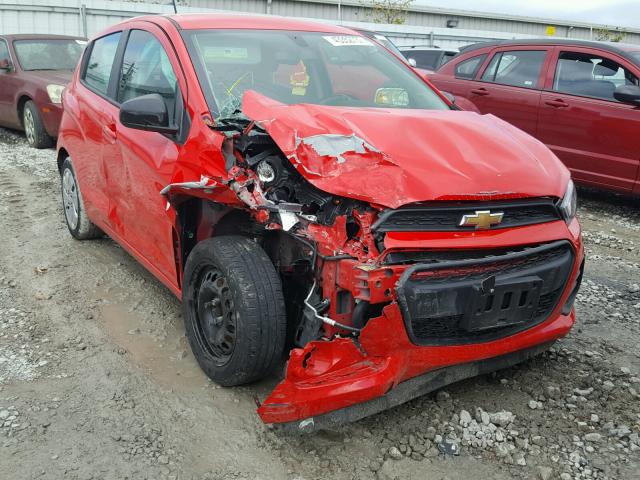 KL8CB6SA8GC613114 - 2016 CHEVROLET SPARK LS RED photo 1