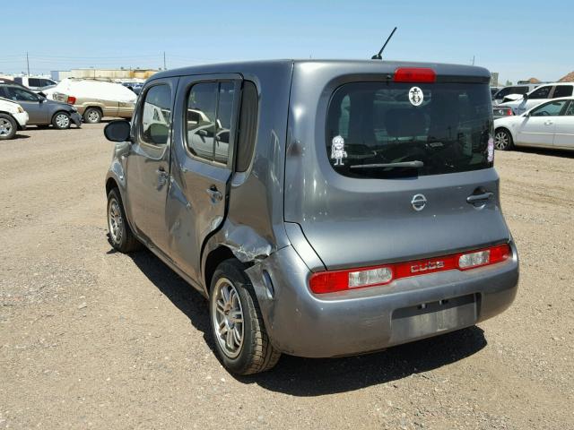 JN8AZ2KR3CT251300 - 2012 NISSAN CUBE BASE GRAY photo 3