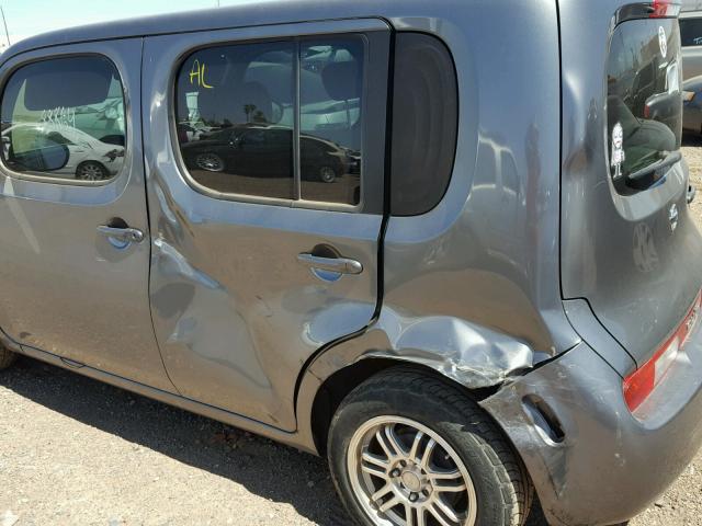 JN8AZ2KR3CT251300 - 2012 NISSAN CUBE BASE GRAY photo 9